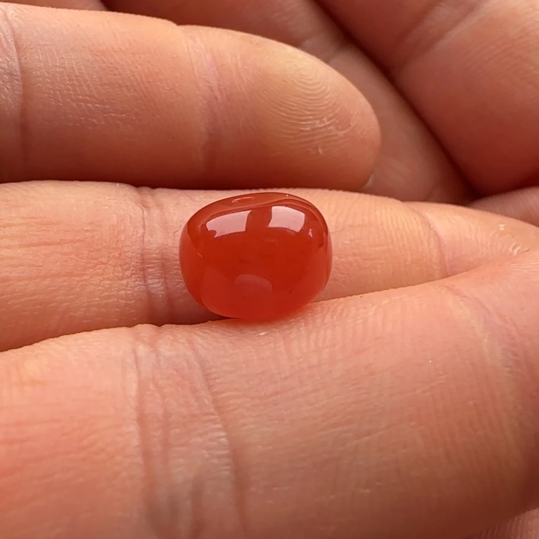 南红玛瑙墩子9.9*7.2未镶嵌