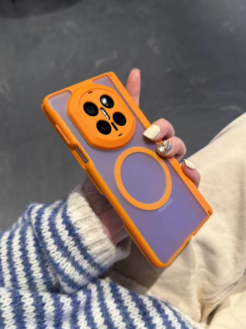 适用华为matex7手机壳双中轴保护华为x7磁吸matex6软壳防摔matex5