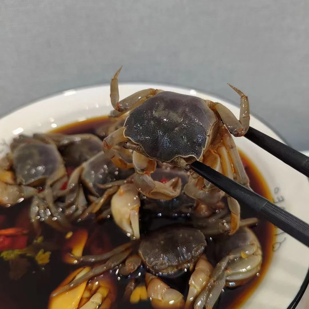 醉蟹醉白玉蟹开盖即食盐城特产醉发财蟹