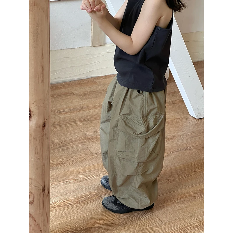 【现货】略略童品户外休闲运动女童裤夏季韩版N252KZ4044