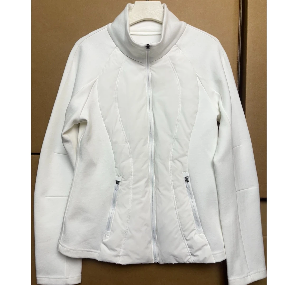 运动羽绒服女 秋冬新款加绒加厚户外显瘦防风跑步骑行羽绒衣