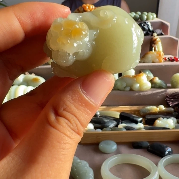 手链未镶嵌和田玉（糖玉）