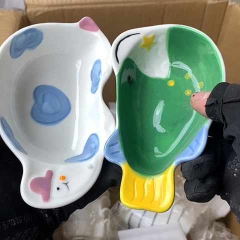 盘陶瓷制品满25拼单发货默认微瑕