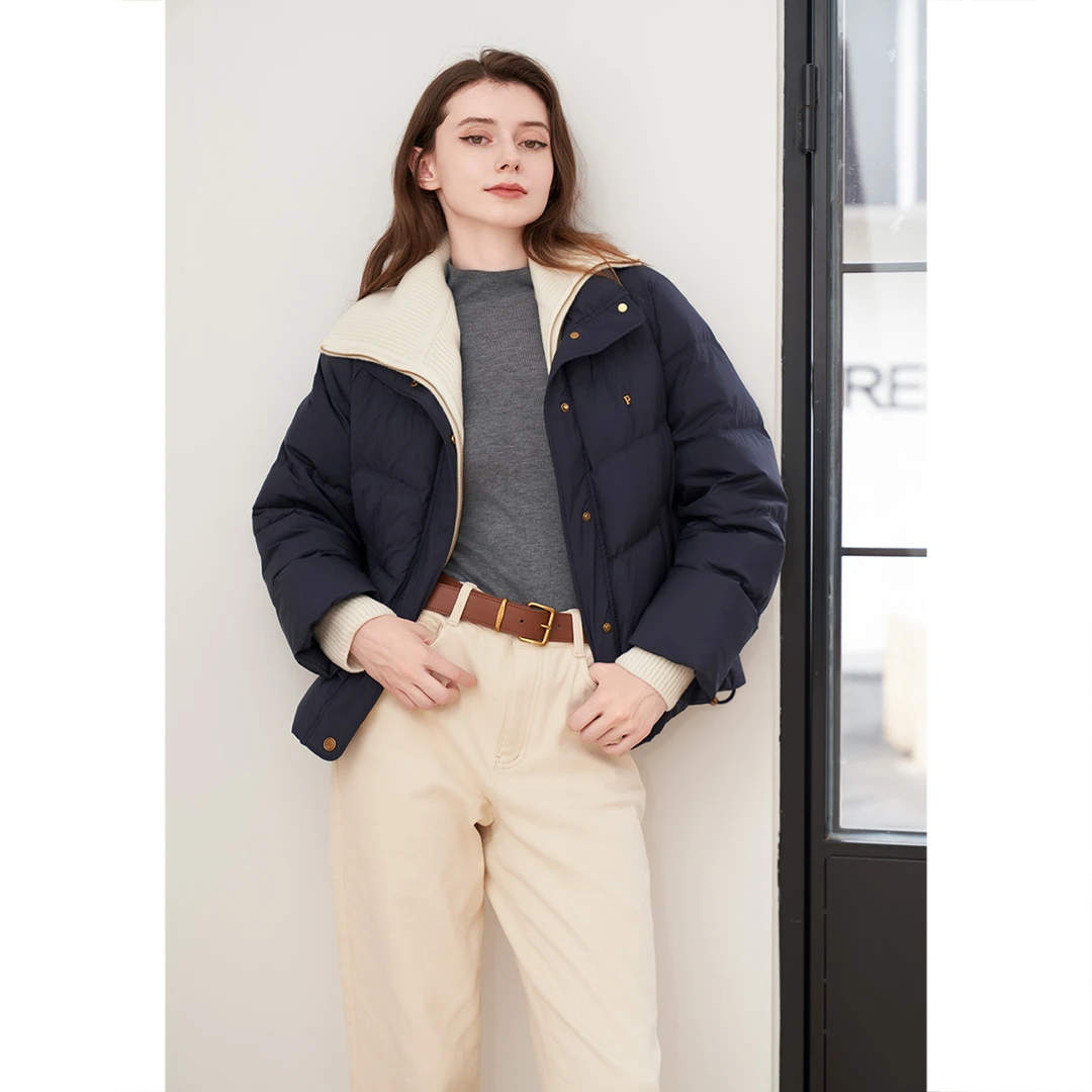 PSALTER诗篇 冬季短款泡芙系列可拆卸领子羽绒服6C64508093