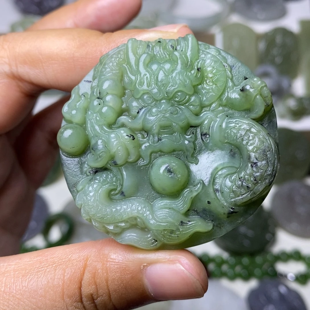 和田玉未镶嵌颈饰福利微瑕