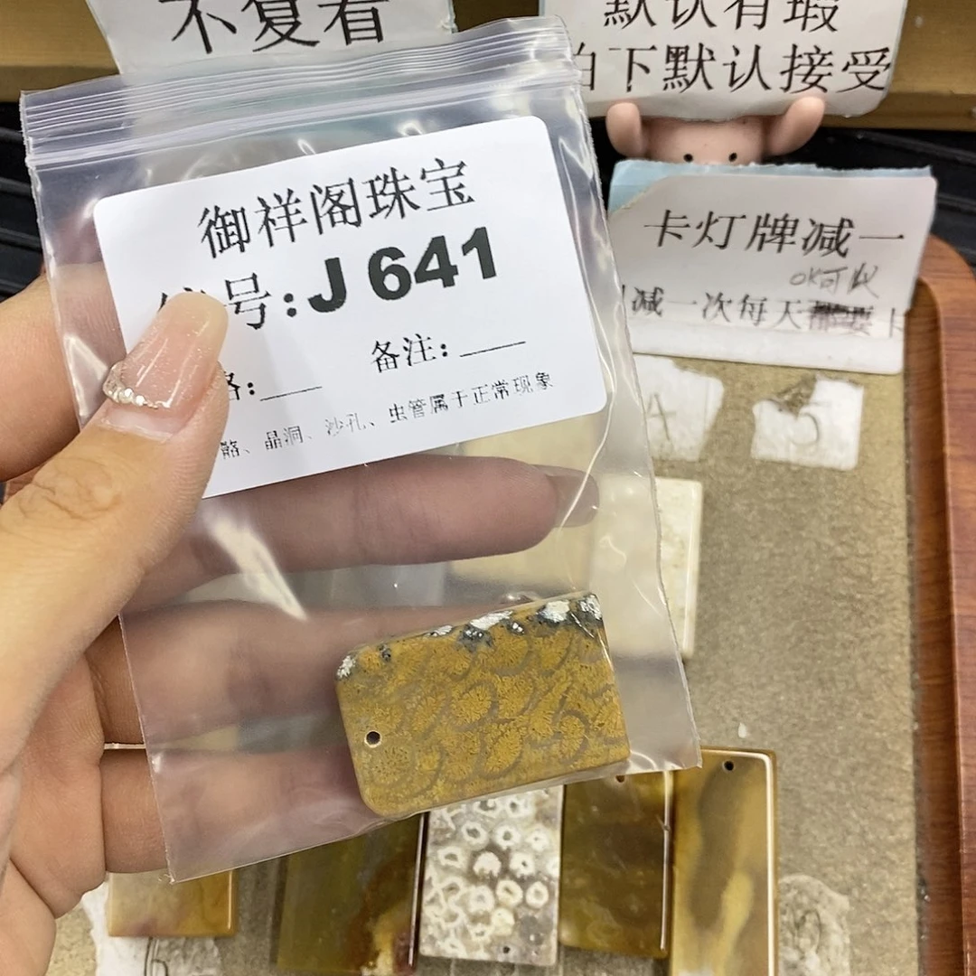 硅化珊瑚（珊瑚玉）未镶嵌颈饰狗****~