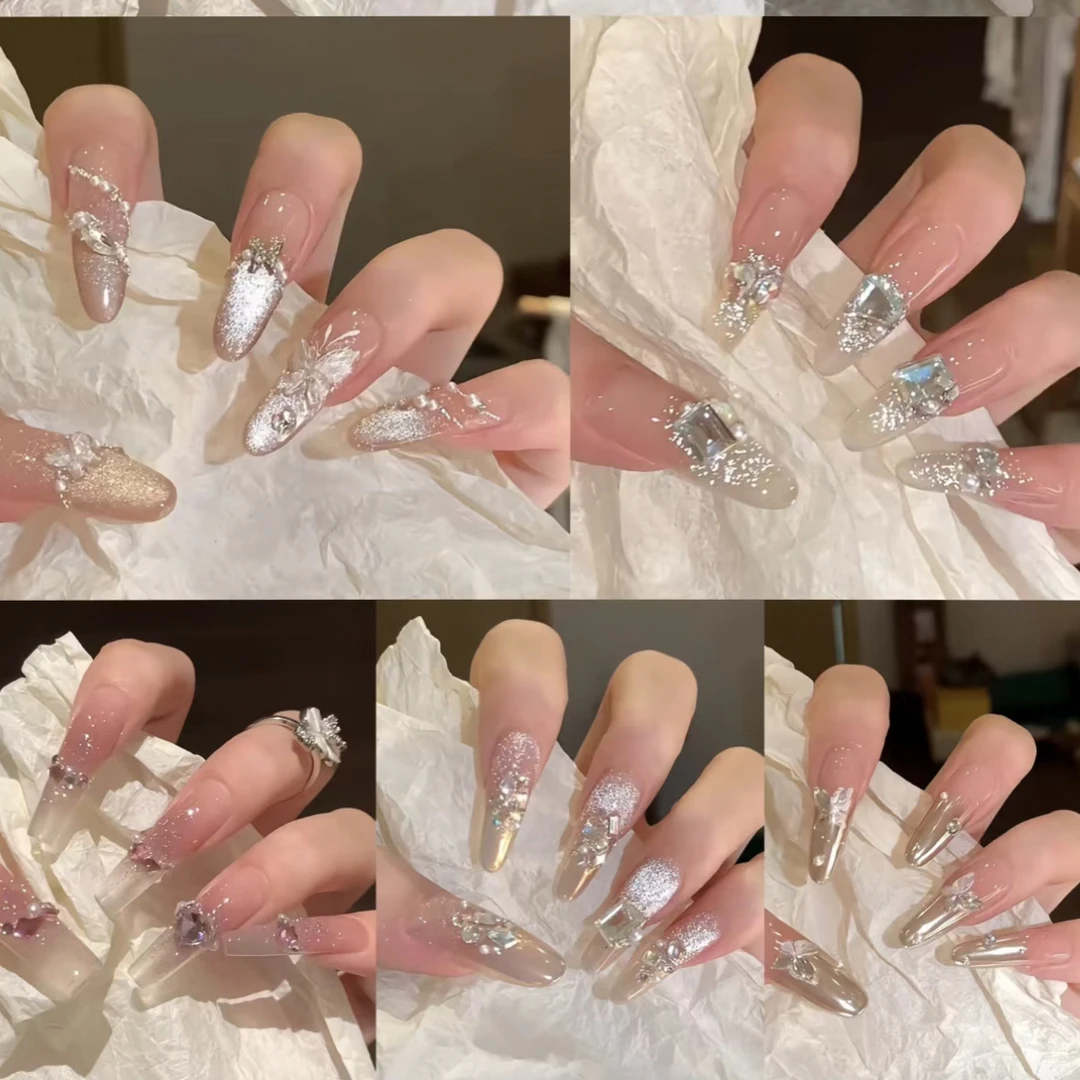 【欧气穿戴甲拆拆】纯手工穿戴甲NO退NO换没有开箱视频无售后