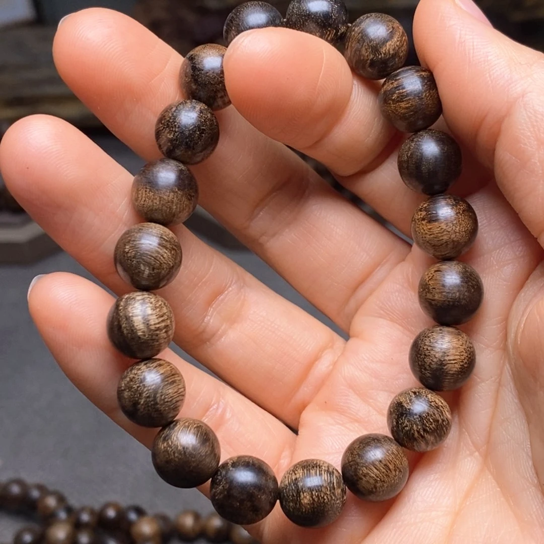手串沉香越南芽庄白棋楠瘤疤1.0