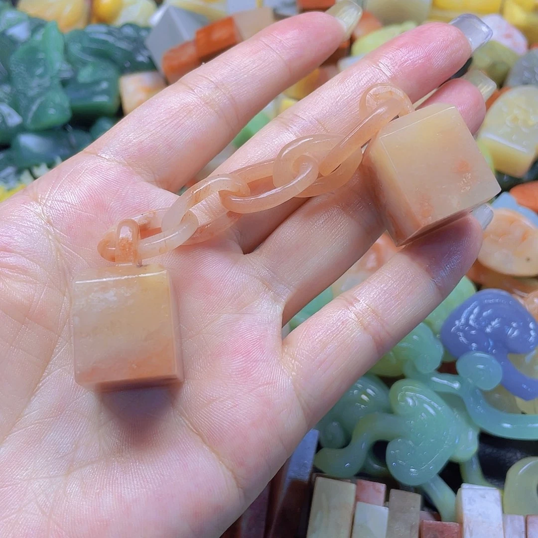 青田石印石两连章