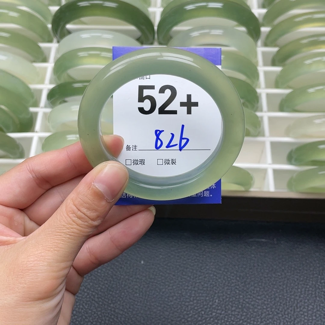 蛇纹石玉手镯足银镀金镶嵌