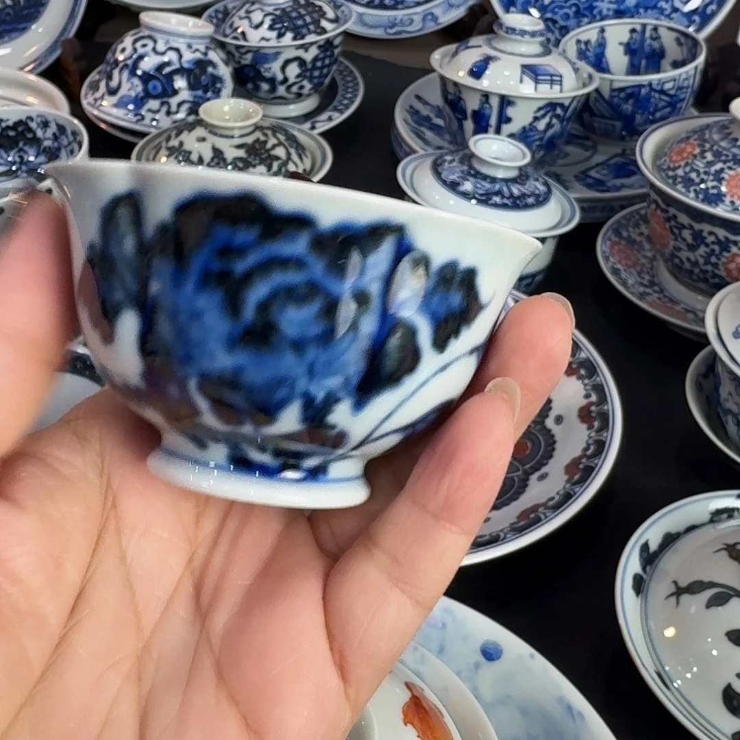 景德镇陶瓷柴窑杯杯杯杯