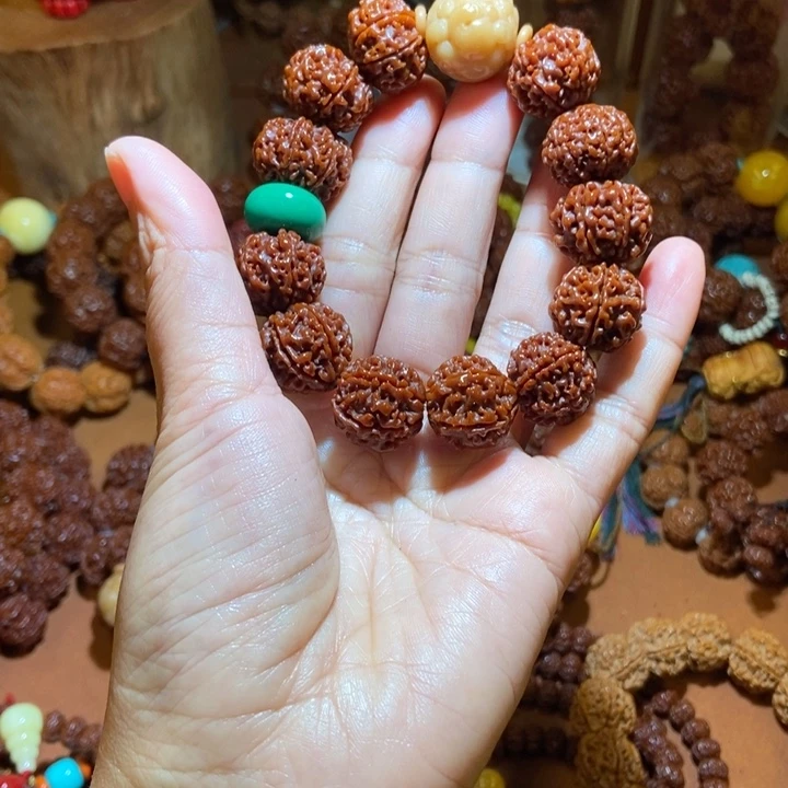 吊坠金刚菩提196玉化貔➕绿平安扣