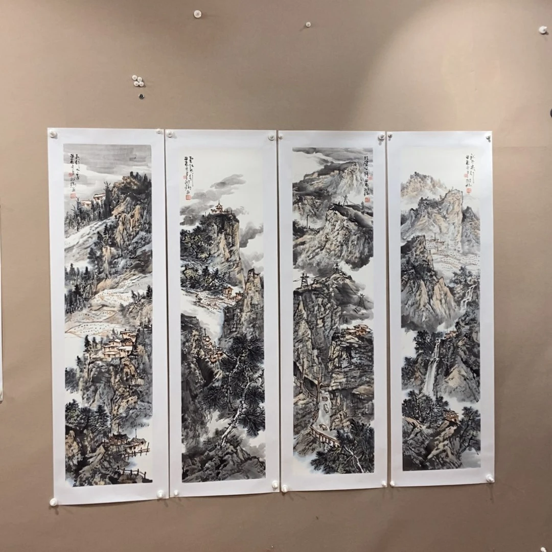 【闪购商品】国画黑*纸墨鱼精品墨鱼精品