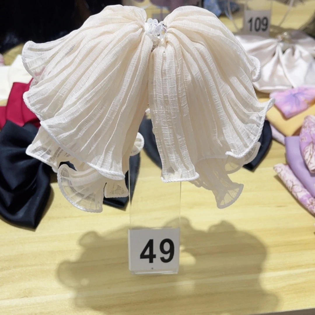 布艺铁合金蝴蝶结发夹