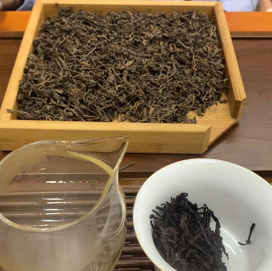 2021刮风寨古树 普洱茶  熟茶散茶100克（带茶样）
