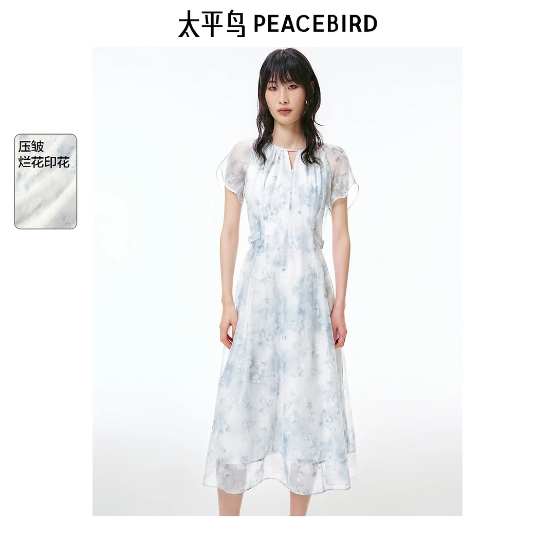 【商场同款】太平鸟2025年夏季新款慵懒时髦连衣裙A1FAF2262