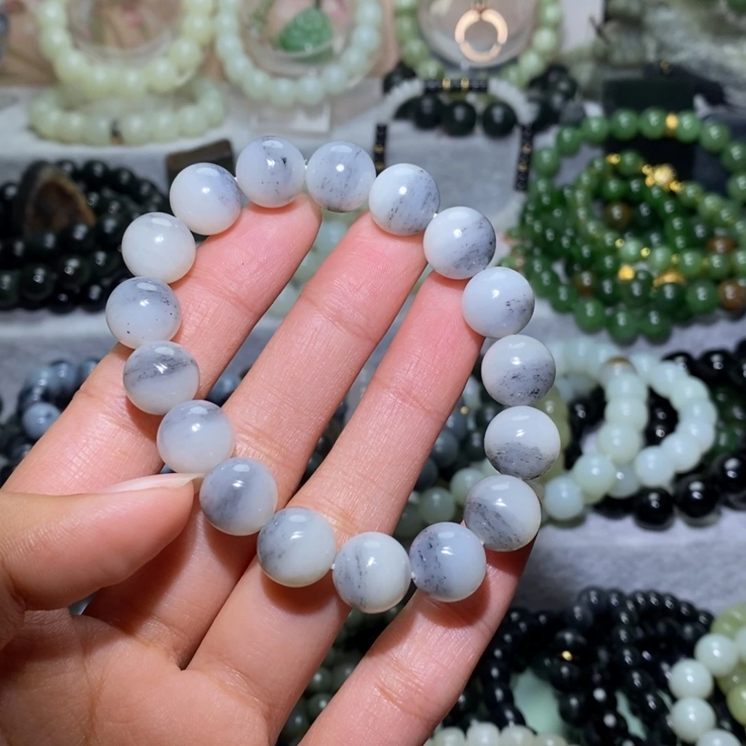 用***5和田玉未镶嵌手链