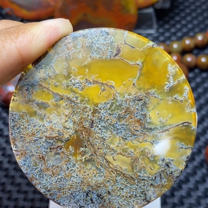 玛瑙/玉髓颈饰未镶嵌云*