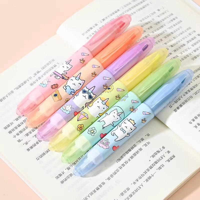 吻朵大容量荧光笔6色