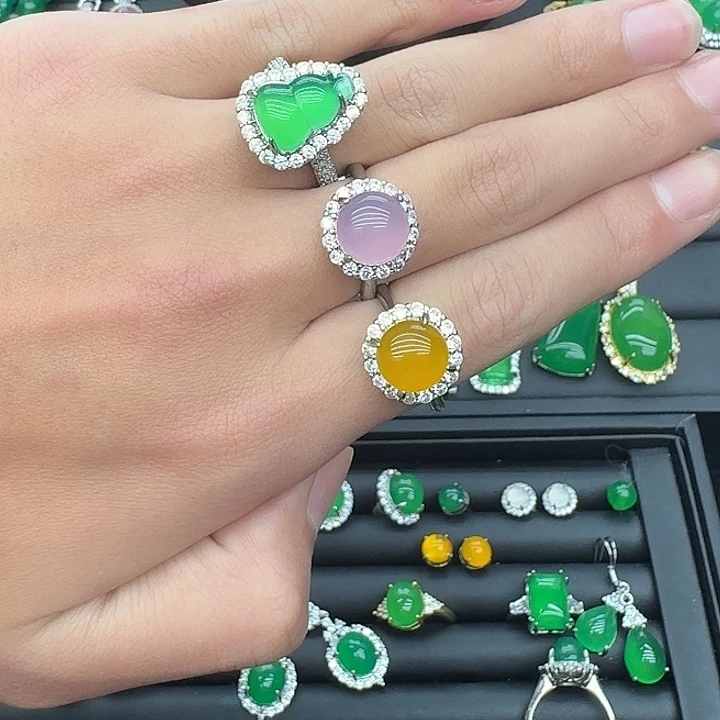 玛瑙/玉髓合金戒指玉髓玛瑙戒指其一