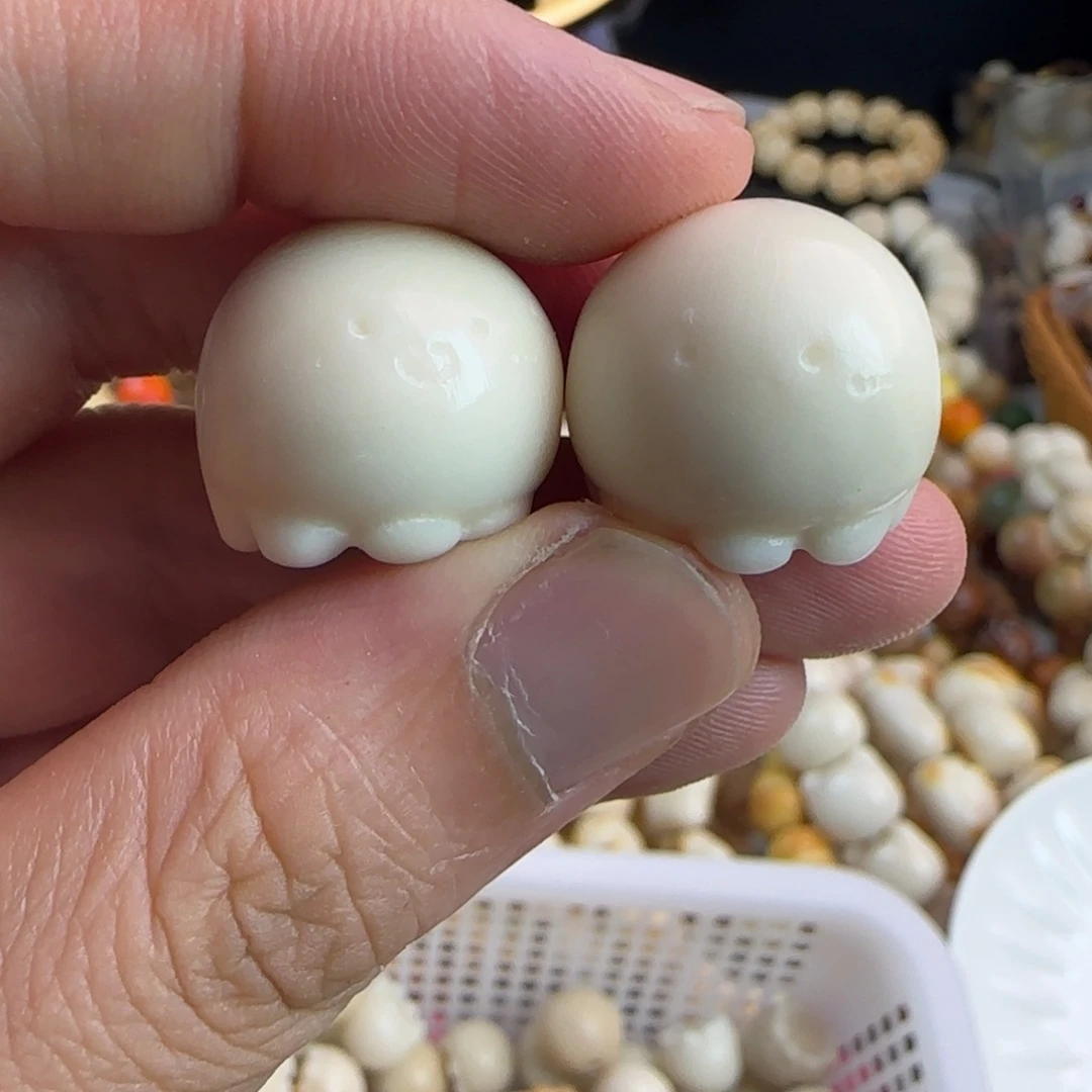 吊坠菩提根/象牙果微瑕小章鱼5颗（2单宠2颗）