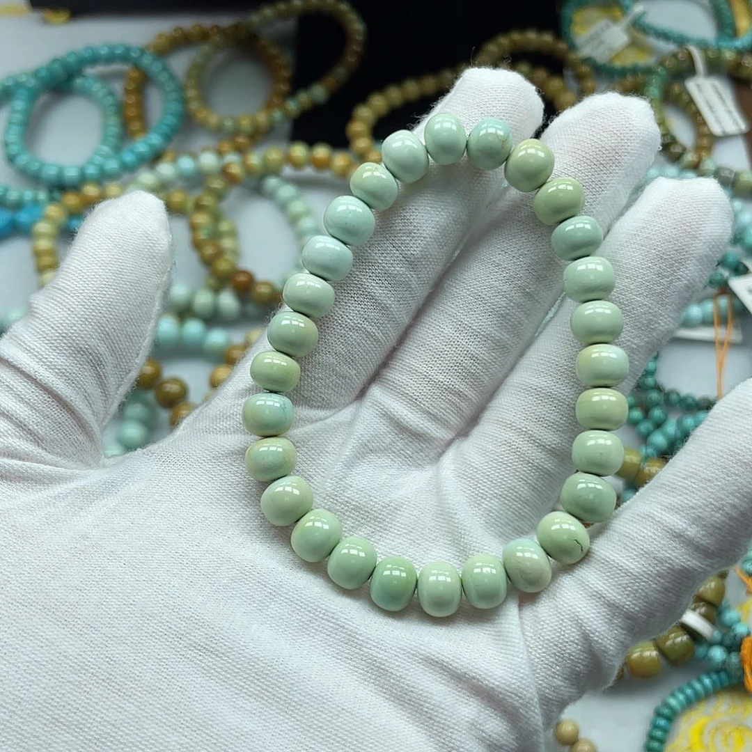 未镶嵌绿松石珠宝奇石河**?