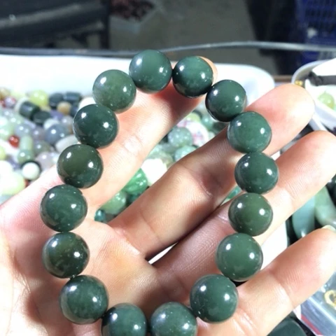 手链未镶嵌和田玉（糖玉）