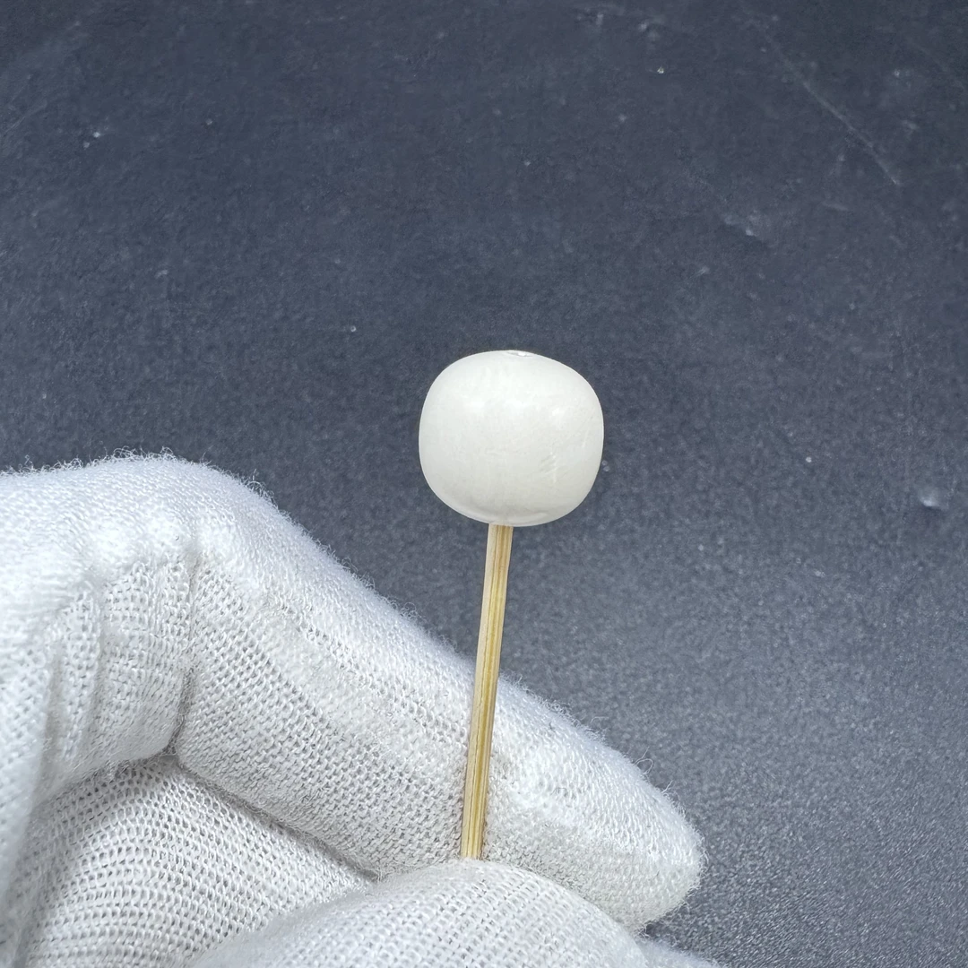 【猛犸兄弟】L0132 天然猛犸牙11*12mm老型单珠