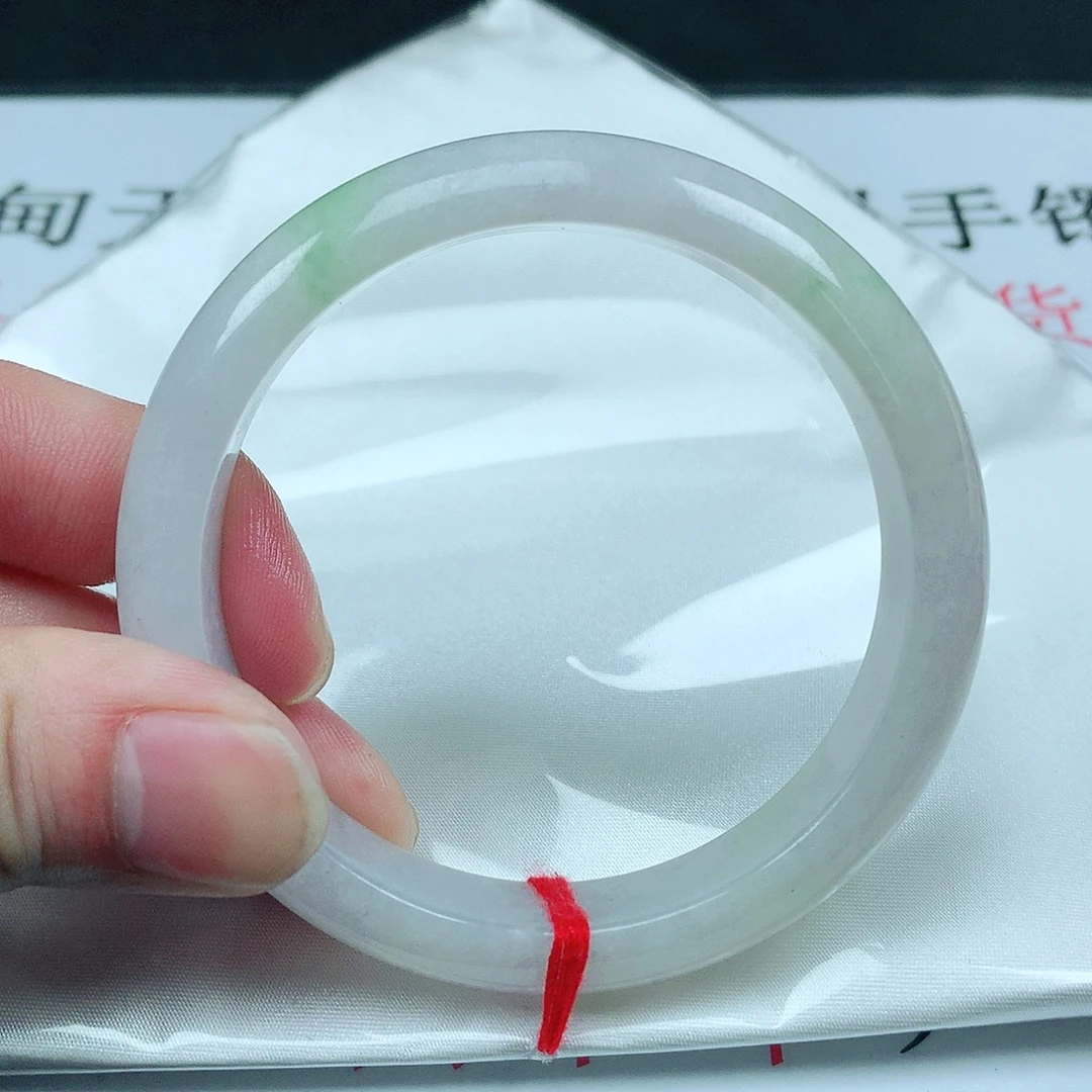 翡翠手镯未镶嵌圈57