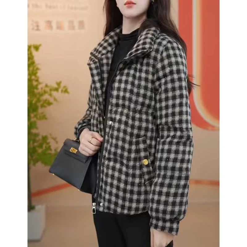 Y011【出口】新款冬季高端专柜羽绒服外套-闪闪