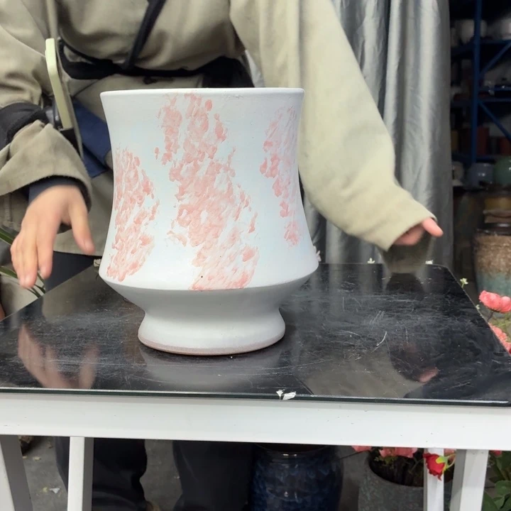 19×24 -粗陶花盆有孔-买买买