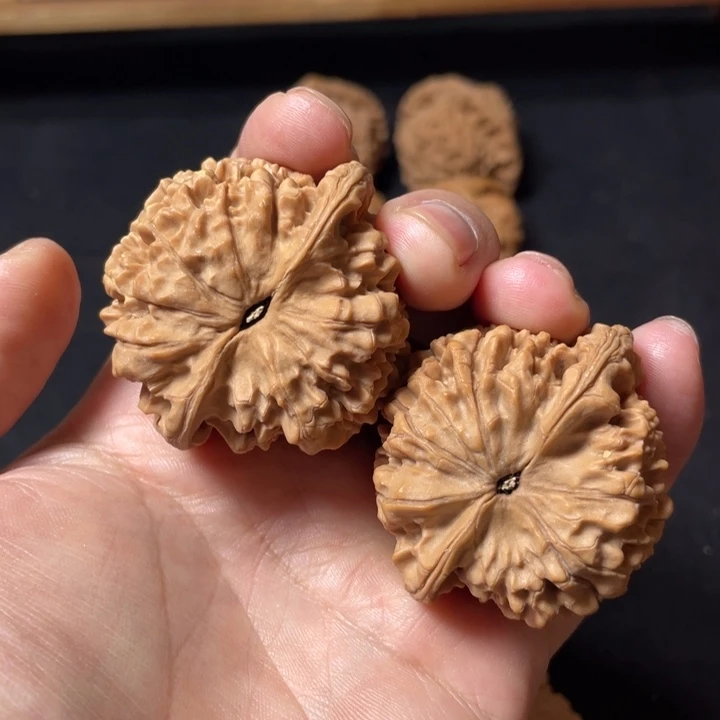 文玩核桃把件官帽47mm