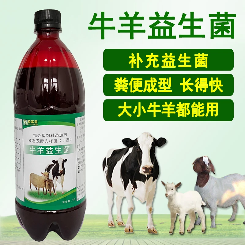 牛羊益生菌专用大小羊羔牛犊营养液母羊爱吃生长消化反刍饮水拌料