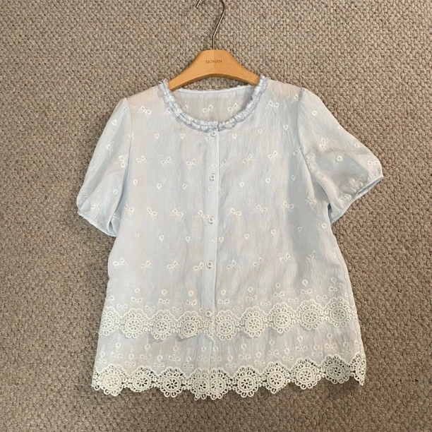 【墨涵精选】韩版简约时尚减龄显瘦休闲衫642