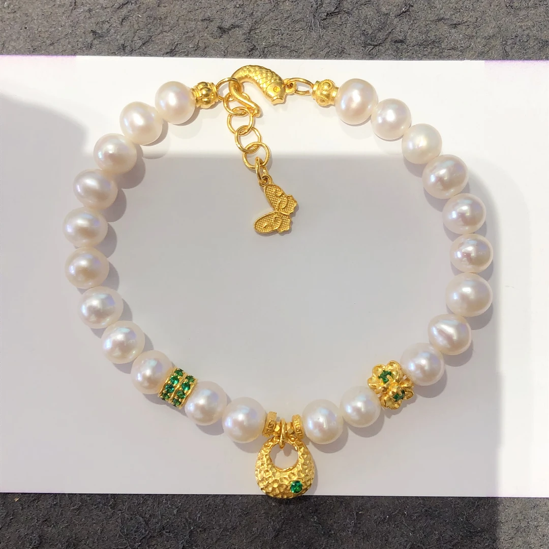 足金999素金吊坠古法金坨！宝