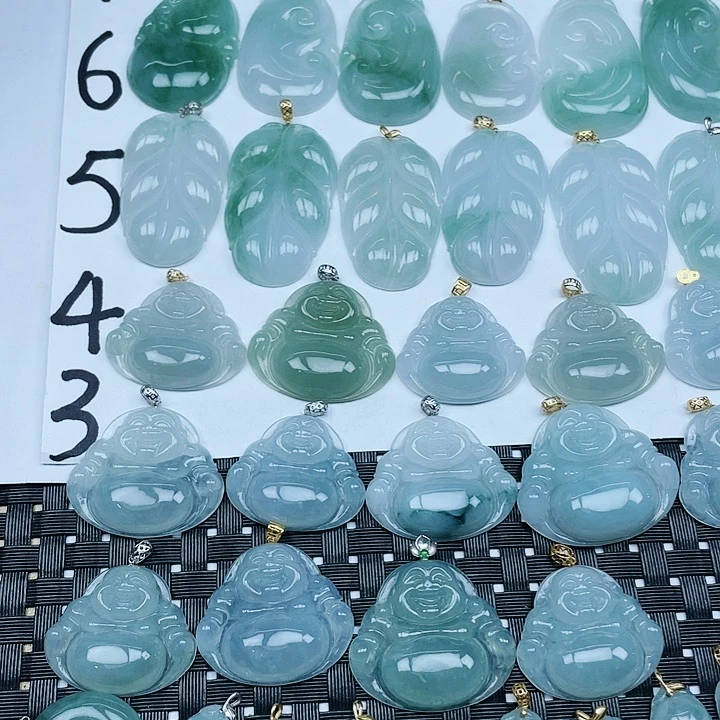 翡翠未镶嵌吊坠(不含链)纯天然缅甸a货的翡翠