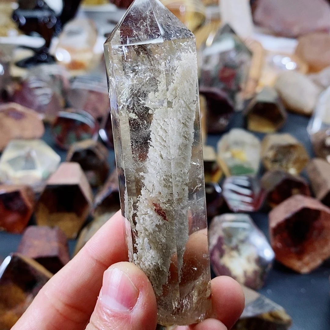 【闪购商品】水晶车挂未镶嵌j*e天然水晶原石
