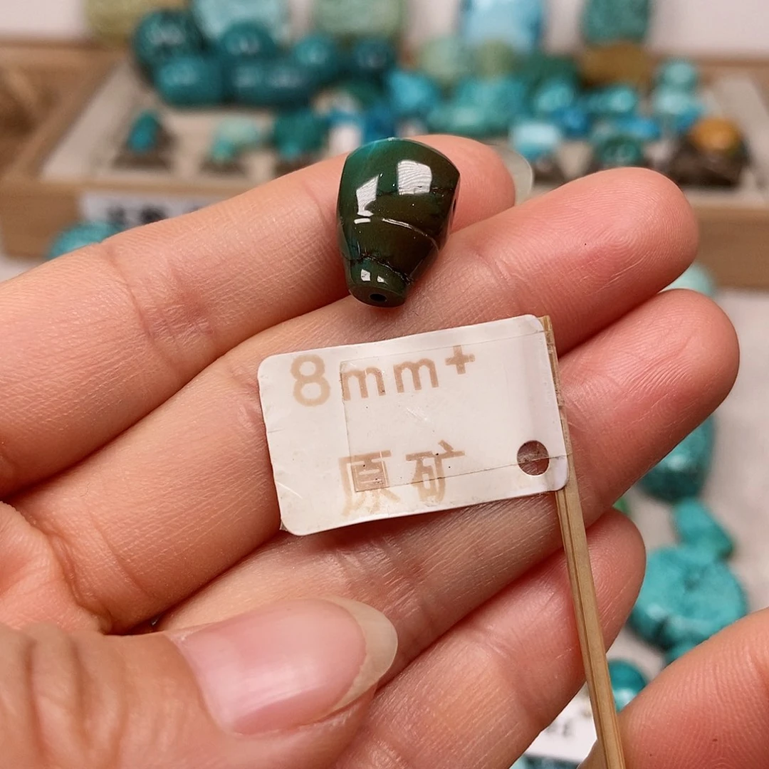 未镶嵌绿松石珠宝半成品
