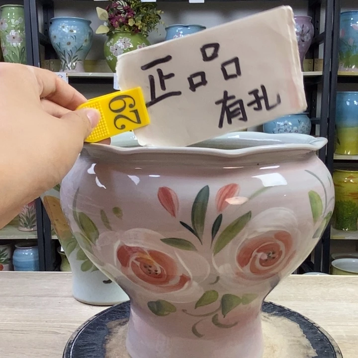 景德镇高温陶瓷花盆