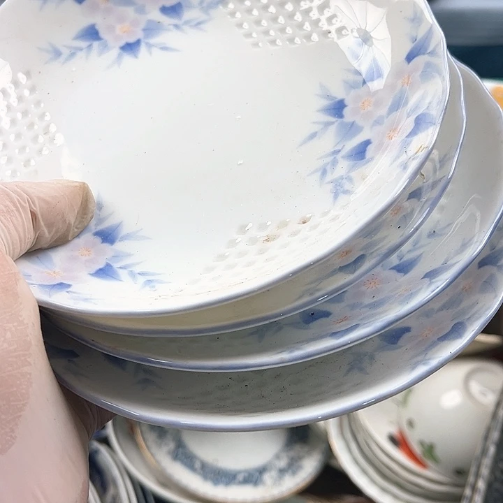 瓷片丫*姐英歌瓷器满19.9包邮