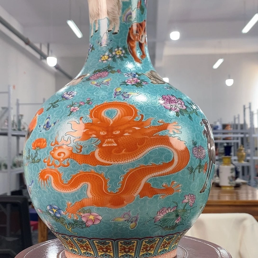摆件景德镇陶瓷花瓶摆件