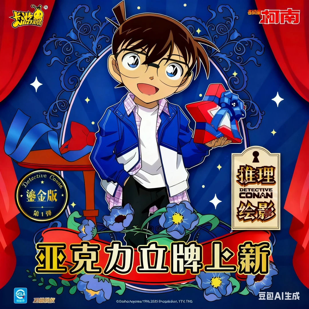 【平拆】卡游 名侦探柯南立牌-推理绘影-鎏金版第一弹