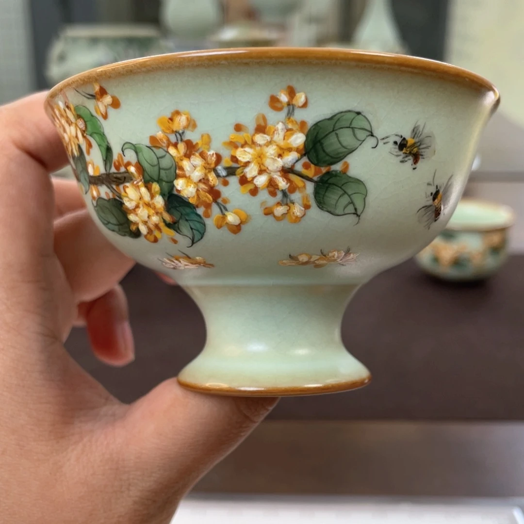 周泽堂彩绘。 桂花