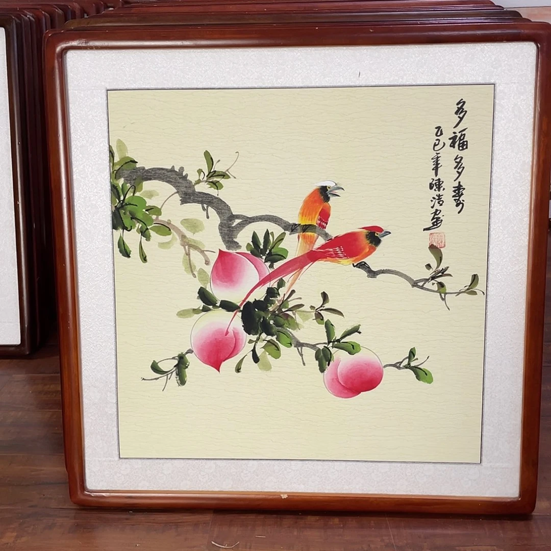 国画带框尺寸63*63厘米