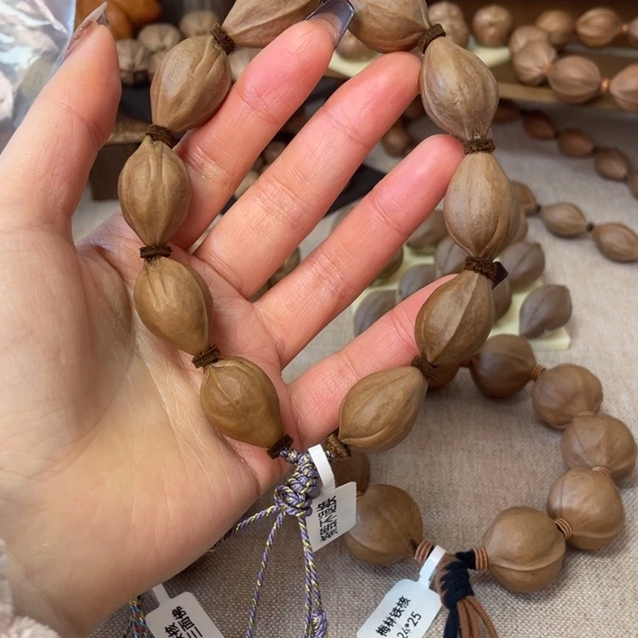 手串/手链橄榄核梅林铁核16.26头货三面佛