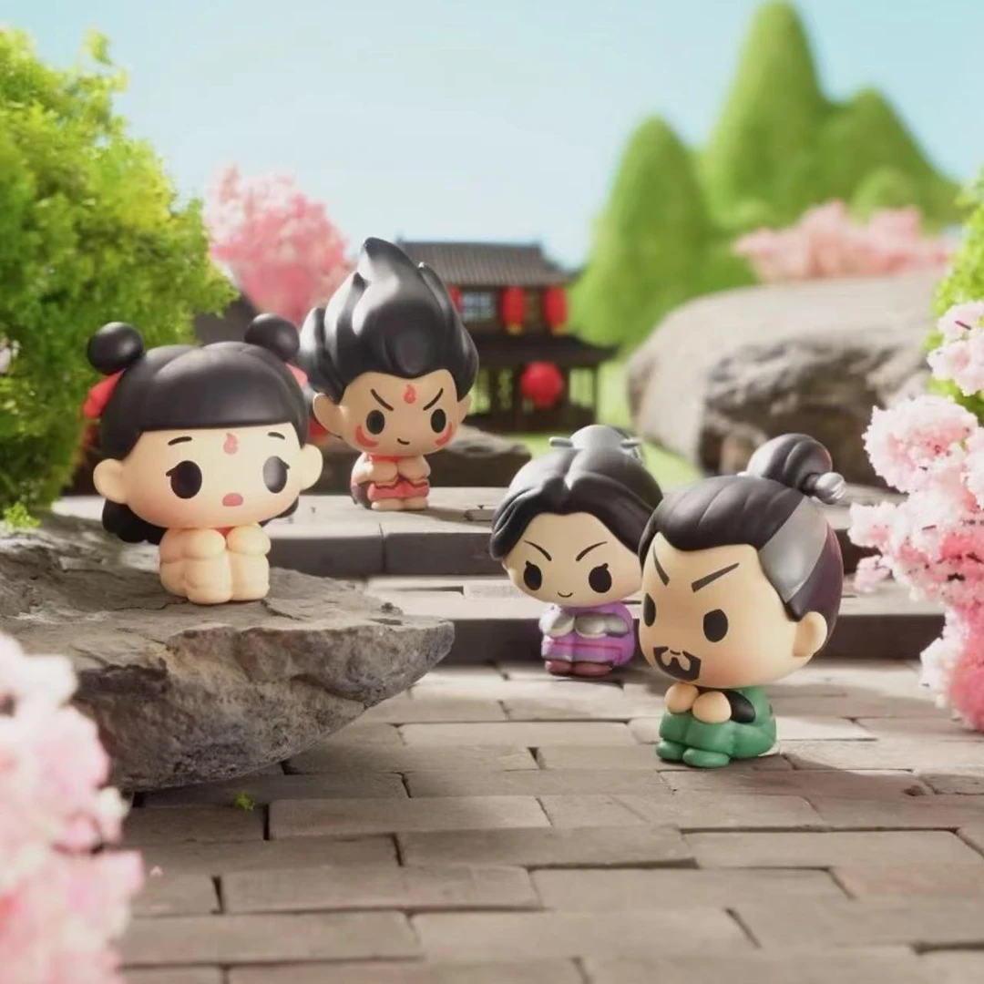 哪吒之魔童脑海 排排坐萌粒潮玩公仔可做钥匙扣