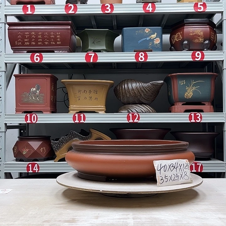 紫砂花盆紫砂花盆