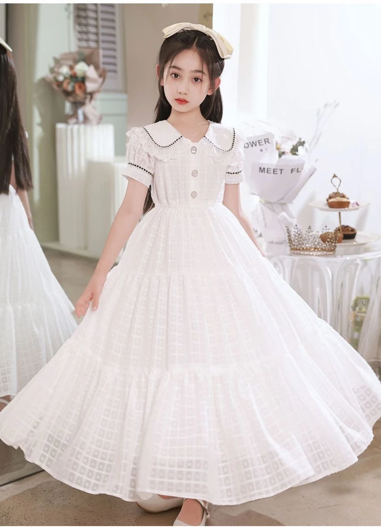 女童连衣裙夏装儿童裙子夏季2024新款洋气中大童装女孩公主裙夏款