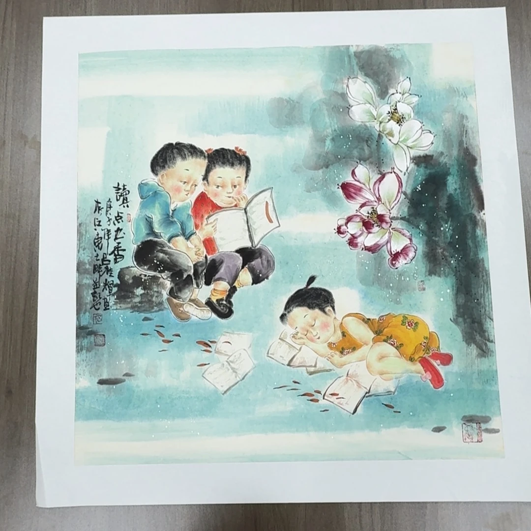 国画国画作品山水花鸟