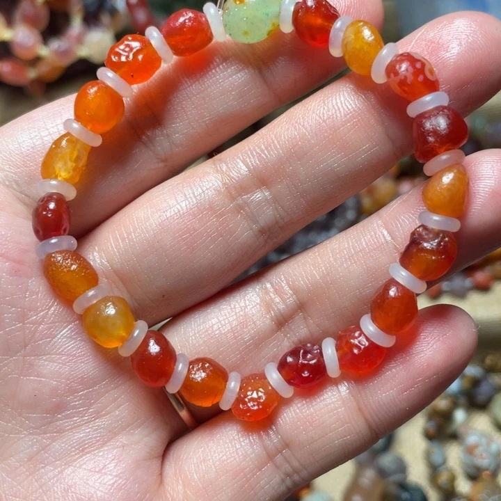 玛瑙/玉髓未镶嵌手链